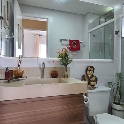 Apartamentos com 64m², 2 quartos (sendo 1 suíte), 2 garagens, no bairro Serraria em São José