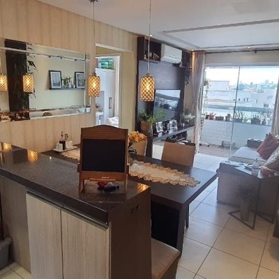 Apartamentos com 64m², 2 quartos (sendo 1 suíte), 2 garagens, no bairro Serraria em São José