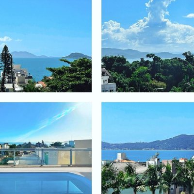 Cobertura com 297m², 5 quartos, 3 suítes, 2 garagens, no bairro Canasvieiras em Florianópolis