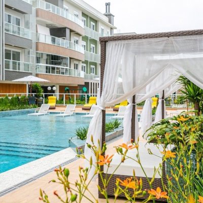 Apartamentos com 51m², 1 quarto, 1 garagem, no bairro Campeche em Florianópolis