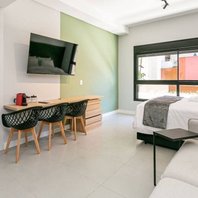 Apartamentos com 33m², 1 quarto, 2 garagens, no bairro Canasvieiras em Florianópolis