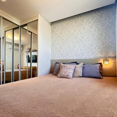 Apartamentos com 57m², 2 quartos, 1 garagem, no bairro Barreiros em São José