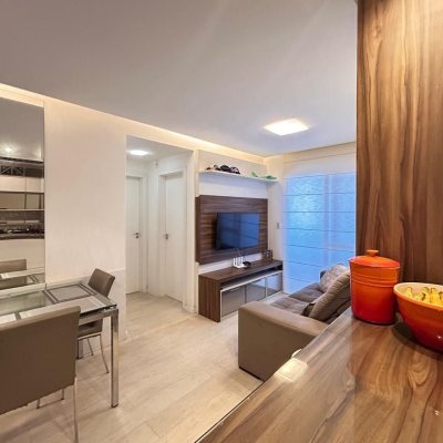 Apartamentos com 57m², 2 quartos, 1 garagem, no bairro Barreiros em São José