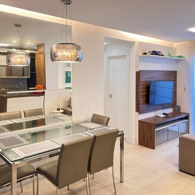 Apartamentos com 57m², 2 quartos, 1 garagem, no bairro Barreiros em São José