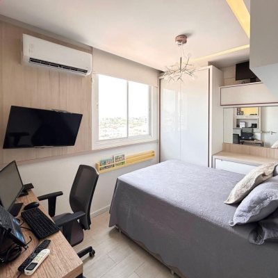 Apartamentos com 57m², 2 quartos, 1 garagem, no bairro Barreiros em São José