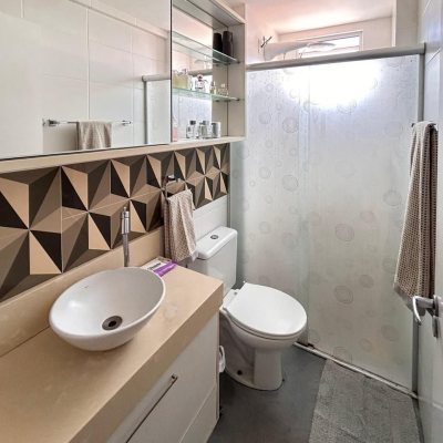 Apartamentos com 57m², 2 quartos, 1 garagem, no bairro Barreiros em São José