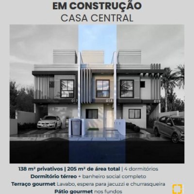 Sobrado Residencial com 210m², 3 quartos, 1 suíte, 1 garagem, no bairro Vargem Do Bom Jesus em Florianópolis
