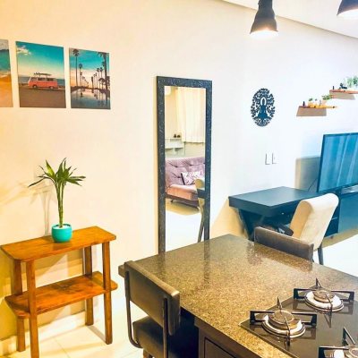 Studio Residencial com 39m², 1 quarto, 1 garagem, no bairro Centro em Florianópolis