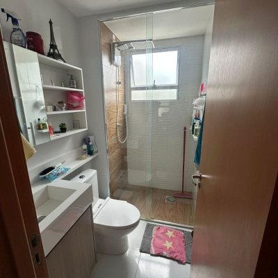 Apartamentos com 44m², 2 quartos, 1 garagem, no bairro Bom Viver em Biguaçu