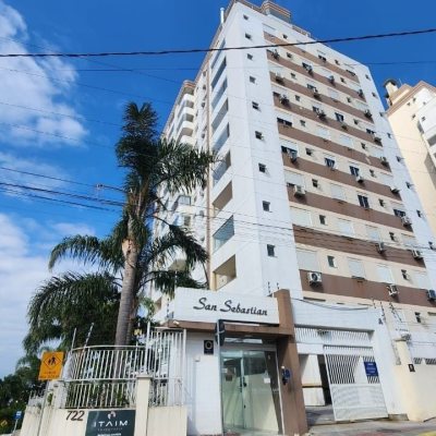 Apartamentos com 59m², 2 quartos, 1 garagem, no bairro Barreiros em São José