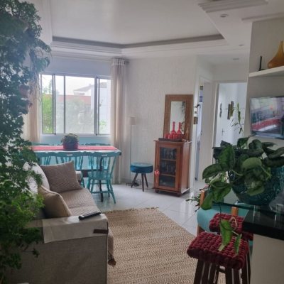 Apartamentos com 46m², 2 quartos, 1 garagem, no bairro Aririu em Palhoça