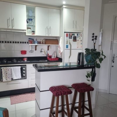 Apartamentos com 46m², 2 quartos, 1 garagem, no bairro Aririu em Palhoça