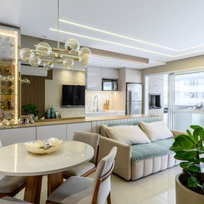 Apartamentos com 95m², 3 quartos, 1 suíte, 2 garagens, no bairro Itacorubi em Florianópolis