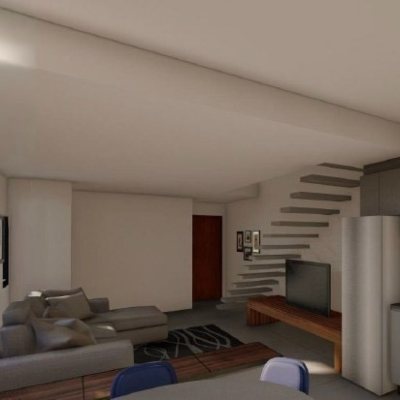 Sobrado Residencial com 103m², 3 quartos, 2 suítes, 2 garagens, no bairro São João Do Rio Vermelho em Florianópolis