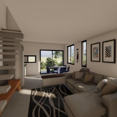 Sobrado Residencial com 103m², 3 quartos, 2 suítes, 2 garagens, no bairro São João Do Rio Vermelho em Florianópolis