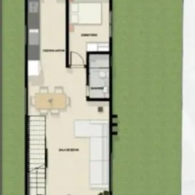 Sobrado Residencial com 177m², 3 quartos, 3 suítes, 2 garagens, no bairro São João Do Rio Vermelho em Florianópolis