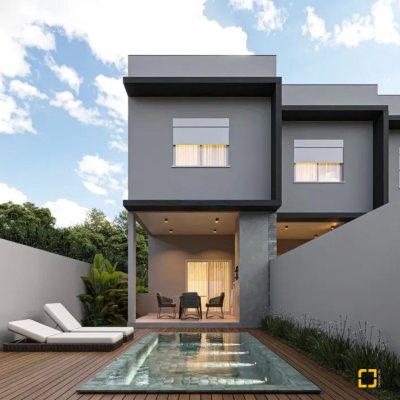 Sobrado Residencial com 120m², 2 quartos, 2 suítes, 2 garagens, no bairro São João Do Rio Vermelho em Florianópolis