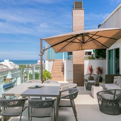 Cobertura com 166m², 2 quartos, 2 suítes, 3 garagens, no bairro Campeche em Florianópolis