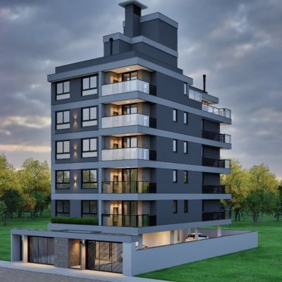 Apartamentos com 92m², 3 quartos (sendo 1 suíte), 1 garagem, no bairro Centro em Palhoça