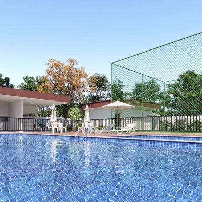 Apartamentos com 56m², 2 quartos, 1 garagem, no bairro Aririu em Palhoça
