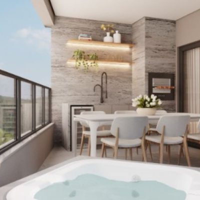 Apartamentos com 98m², 3 quartos (sendo 1 suíte), 1 garagem, no bairro Jurerê em Florianópolis
