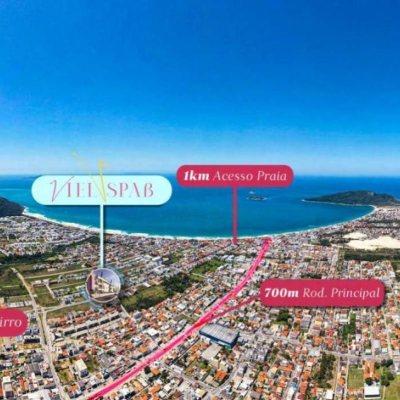 Apartamentos com 74m², 2 quartos (sendo 1 suíte), 10 garagens, no bairro Ingleses do Rio Vermelho em Florianópolis