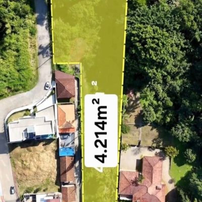 Terreno Comercial/Residencial com 4214m², no bairro Ponta De Baixo em São José