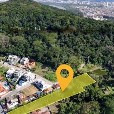 Terreno Comercial/Residencial com 4214m², no bairro Ponta De Baixo em São José