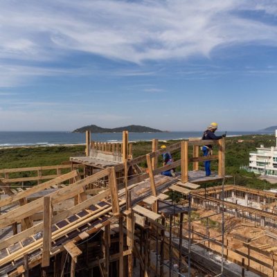 Apartamentos com 51m², 1 quarto, 1 garagem, no bairro Campeche em Florianópolis