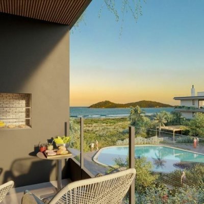 Apartamentos com 51m², 1 quarto, 1 garagem, no bairro Campeche em Florianópolis