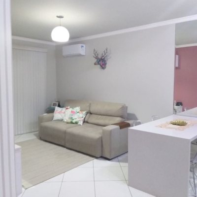 Apartamentos com 59m², 2 quartos, 1 garagem, no bairro Forquilhinha em São José