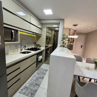 Apartamentos com 75m², 2 quartos (sendo 1 suíte), 1 garagem, no bairro Nossa Senhora Do Rosário em São José