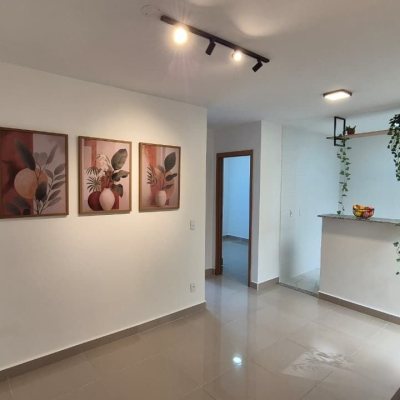 Apartamentos com 47m², 2 quartos, 1 garagem, no bairro Forquilhas em São José