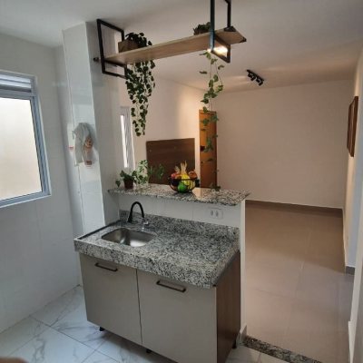 Apartamentos com 47m², 2 quartos, 1 garagem, no bairro Forquilhas em São José