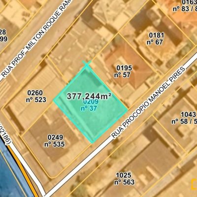 Terreno Comercial/Residencial com 396m², no bairro Trindade em Florianópolis