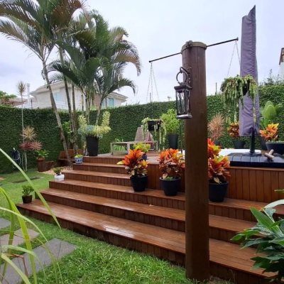 Casa Residencial com 200m², 3 quartos (sendo 1 suíte), 2 garagens, no bairro Pedra Branca em Palhoça