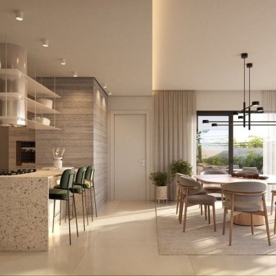 Apartamentos com 49m², 1 quarto, 1 garagem, no bairro Cachoeira Do Bom Jesus em Florianópolis