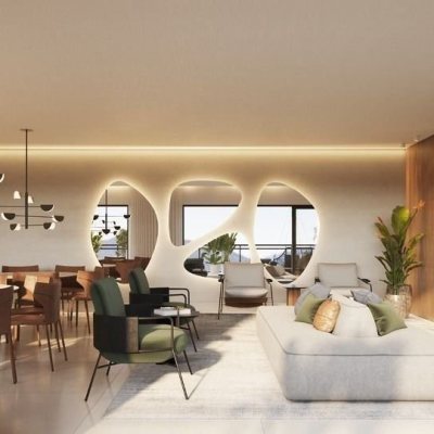 Apartamentos com 49m², 1 quarto, 1 garagem, no bairro Cachoeira Do Bom Jesus em Florianópolis