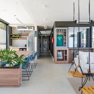 Studio Residencial com 23m², 1 quarto, 1 garagem, no bairro Carvoeira em Florianópolis