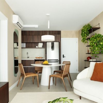 Apartamentos com 76m², 2 quartos (sendo 1 suíte), 1 garagem, no bairro Cacupé em Florianópolis