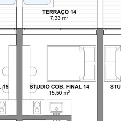Studio Residencial com 25m², no bairro Campeche em Florianópolis