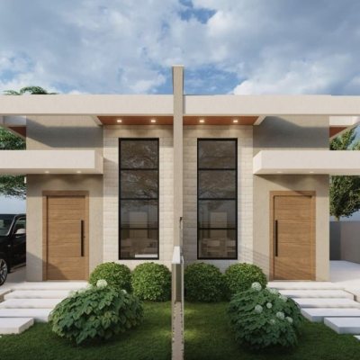 Sobrado Residencial com 190m², 3 quartos (sendo 1 suíte), 2 garagens, no bairro São João Do Rio Vermelho em Florianópolis
