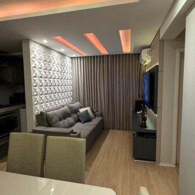 Apartamentos com 56m², 2 quartos, 1 garagem, no bairro Areias em São José