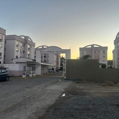 Apartamentos com 44m², 2 quartos, 1 garagem, no bairro Aririu em Palhoça
