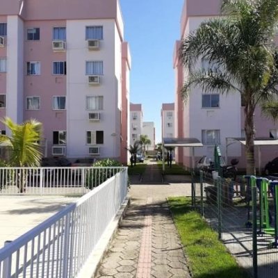 Apartamentos com 44m², 2 quartos, 1 garagem, no bairro Aririu em Palhoça
