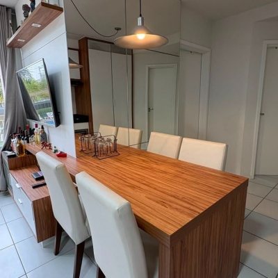 Apartamentos com 46m², 2 quartos, 1 garagem, no bairro Sertão Do Maruim em São José