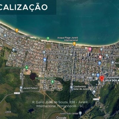 Apartamentos com 70m², 2 quartos (sendo 2 suítes), 1 garagem, no bairro Jurerê em Florianópolis