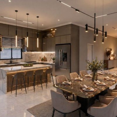 Casa em Condomínio com 370m², 4 quartos (sendo 4 suítes), 5 garagens, no bairro Ingleses do Rio Vermelho em Florianópolis