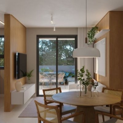Apartamentos com 93m², 2 quartos (sendo 1 suíte), 1 garagem, no bairro Cacupé em Florianópolis