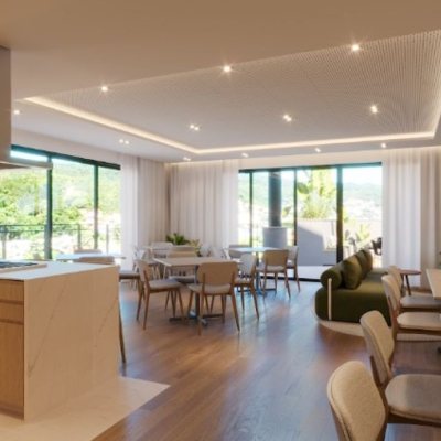 Apartamentos com 105m², 3 quartos (sendo 3 suítes), 1 garagem, no bairro Cacupé em Florianópolis